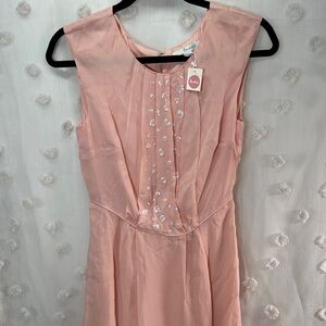 NWT Boden Women’s Blush Pink Dress Sequin Accents Prom Pick Size 4